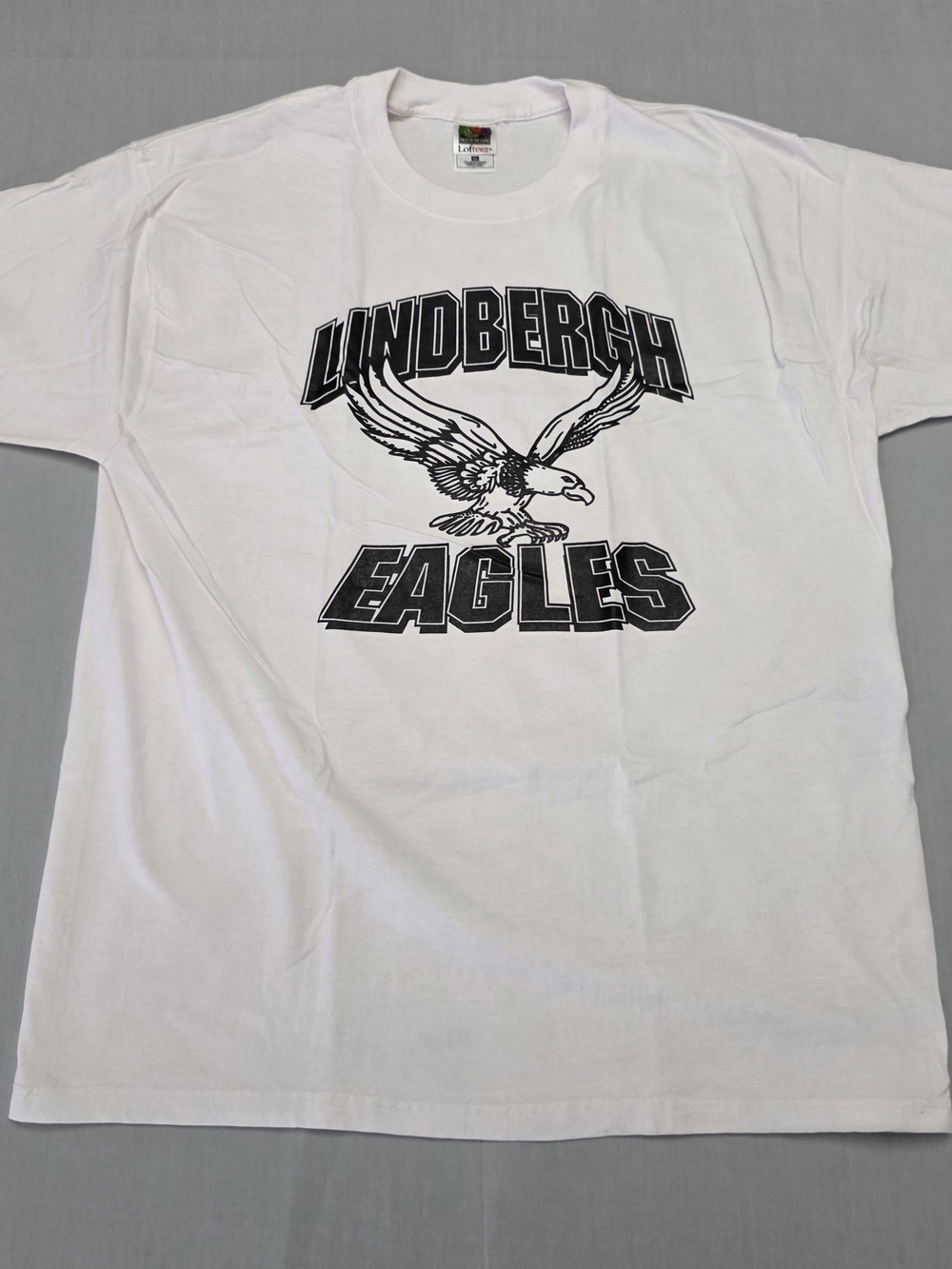 Lofteez Vintage Lindbergh Eagles T-Shirt Cotton Short Sleeve Size XL